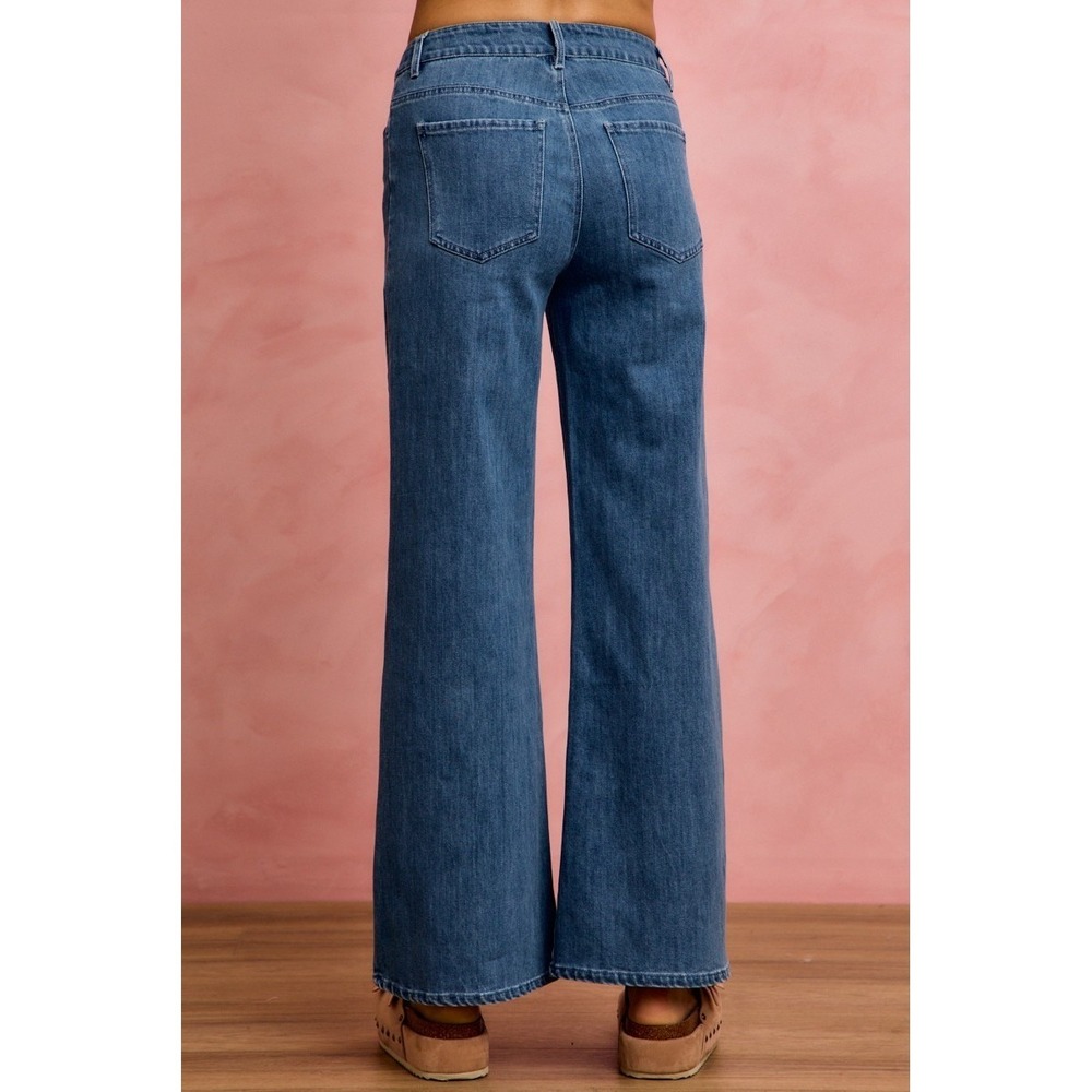 SO ME Seam Detail Mid Rise Stretch Denim Jeans - XL - Picture 2 of 11